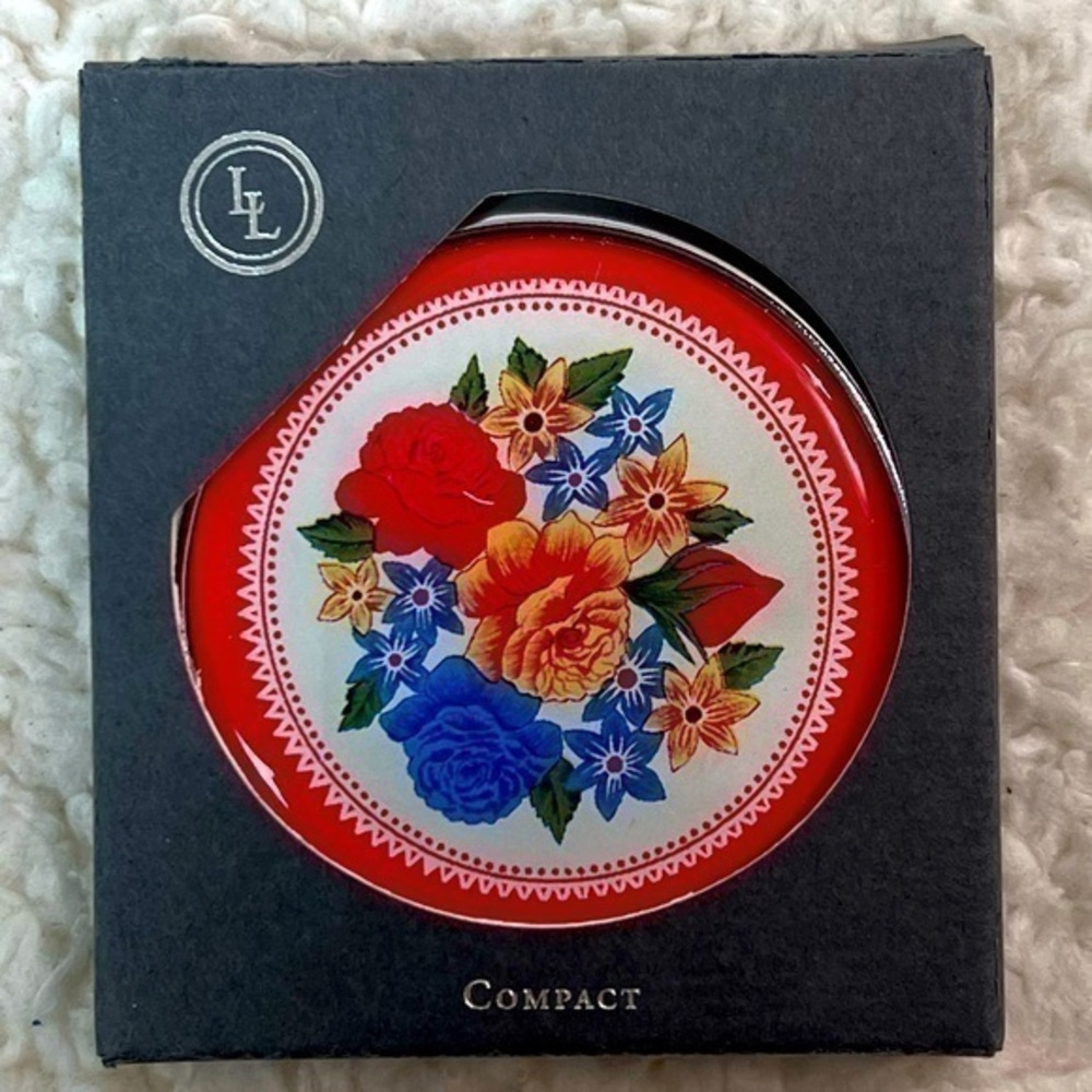 Lucy Lu "Floral" Compact Mirror Case